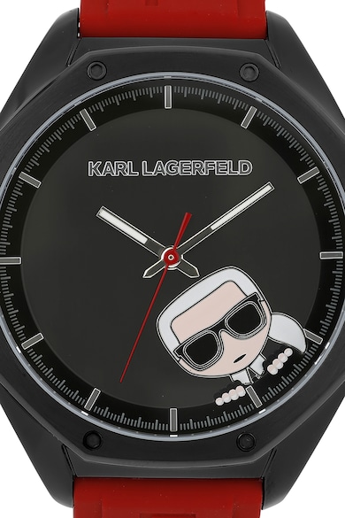 Karl Lagerfeld Ceas analog cu logo pe cadran Barbati