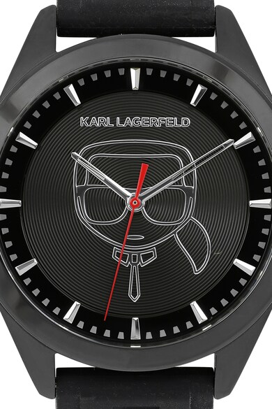 Karl Lagerfeld Ceas quartz cu o curea de silicon Barbati