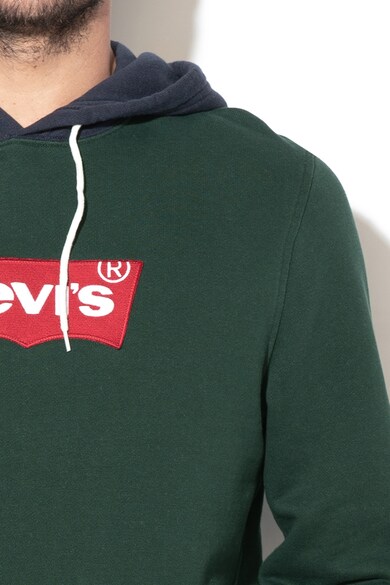 Levi's Kapucnis pulóver hímzett logós foltrátéttel férfi