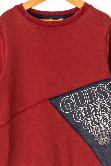 GUESS JEANS Bluza sport cu imprimeu logo cauciucat Baieti