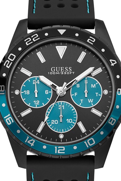 GUESS Ceas analog cu o curea de silicon Barbati