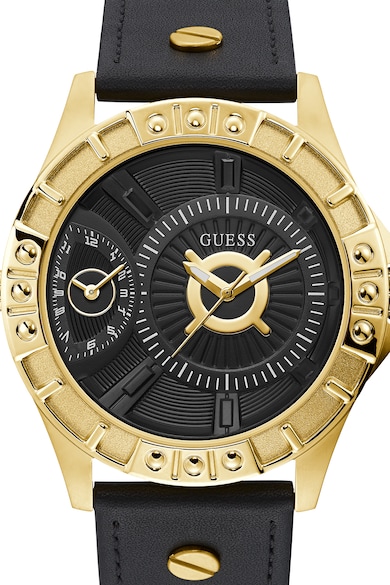 Guess Ceas analog cu o curea de piele Barbati