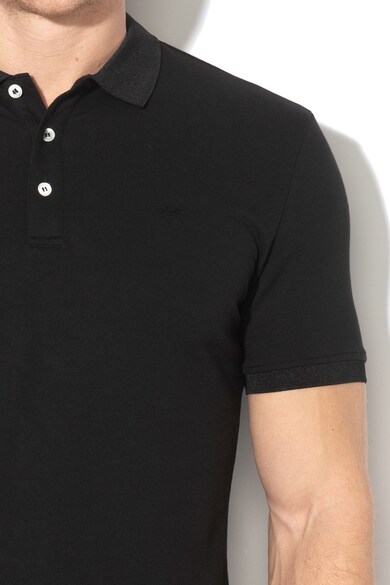 Emporio Armani Tricou polo cu slituri laterale la terminatie Barbati