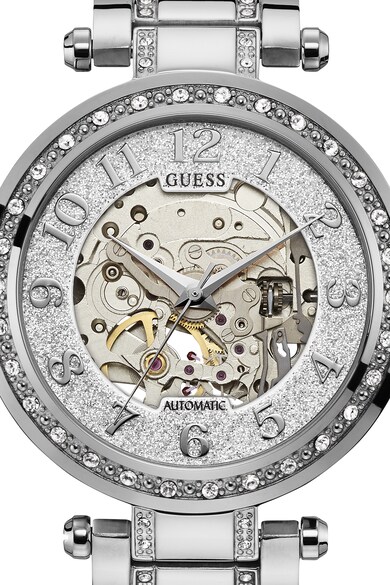 GUESS Ceas automatic, cu cadran cu mecanism vizibil Femei