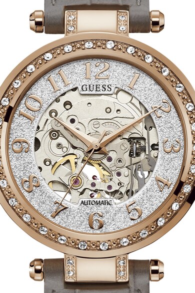 GUESS Ceas analog cu mecanism vizibil pe cadran Femei