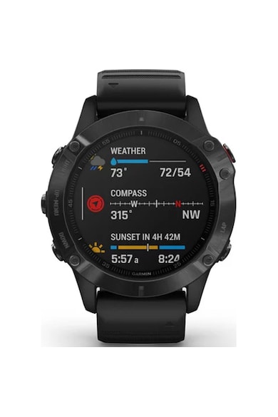 Garmin Smartwatch  Fenix 6 Pro, 47 mm, Black Barbati