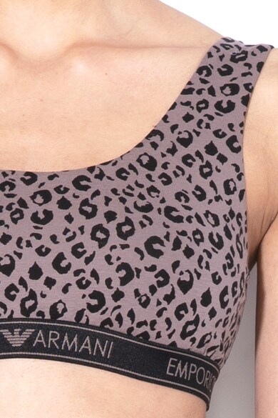 Emporio Armani Underwear Бюстие с животинска шарка Жени