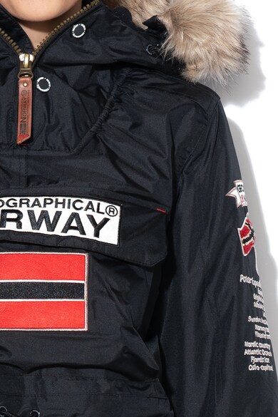 Geographical Norway Boomera enyhén bélelt bebújós télikabát női