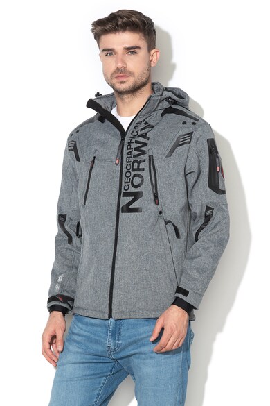 Geographical Norway Jacheta cu gluga si captuseala din fleece Talentueux Barbati