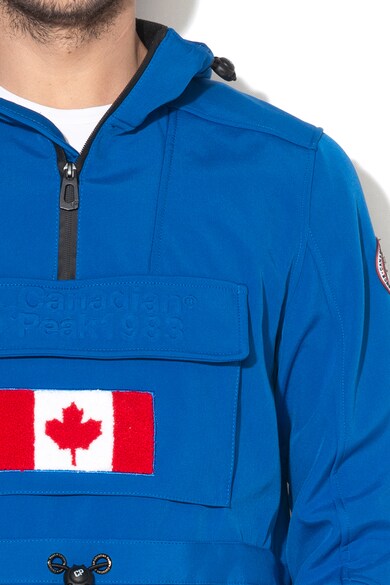 Canadian Peak Jacheta cu gluga si captuseala din fleece, fara inchidere Tokano Barbati