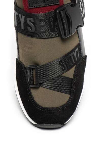 sixtyseven Pantofi sport slip-on cu garnituri de piele intoarsa Femei