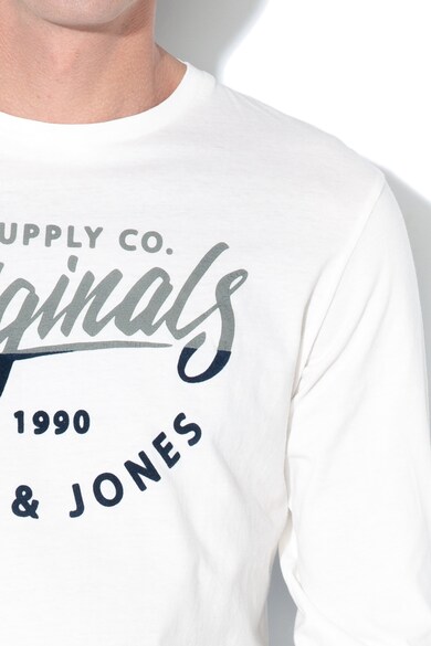 Jack & Jones Bluza regular fit, cu imprimeu logo Mirror Barbati