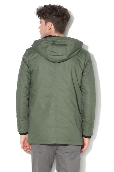 Jack & Jones Jacheta parka cu gluga si captuseala din material teddy Rock Barbati