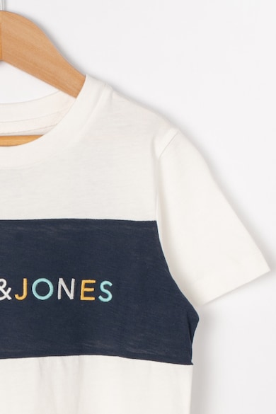 Jack & Jones Albas pamutpóló hímzett logóval Fiú