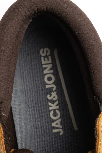 Jack & Jones Bocanci de piele nabuc Wranger Barbati