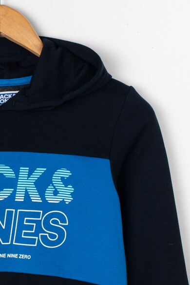 Jack & Jones Hanorac cu model colorblock si imprimeu logo Jonah Baieti