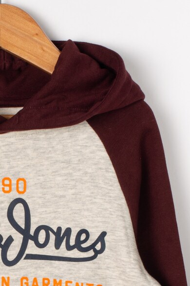 Jack & Jones Hanorac cu imprimeu logo si maneci raglan Contrast Baieti