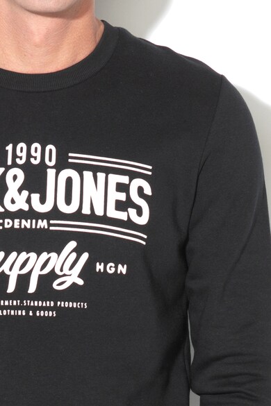 Jack & Jones Bluza sport regular fit cu imprimeu text Life Barbati