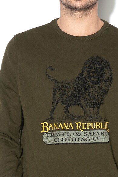 Banana Republic Bluza sport cu imprimeu grafic Barbati