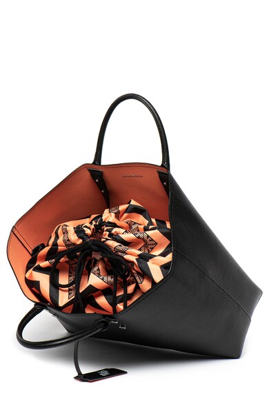 Emporio Armani Kifordítható shopper fazonú műbőr táska perforált logóval női