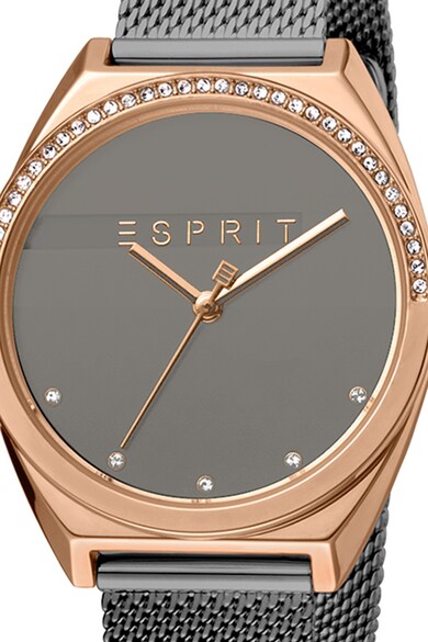 Esprit Комплект часовник и гривна от инокс Жени