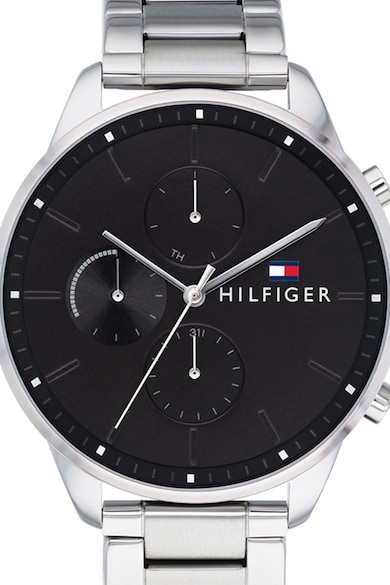 Tommy Hilfiger Multifunkciós karóra fémszíjjal férfi