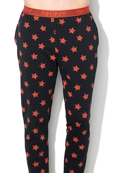 Skiny Sloungewear Trend csillagmintás pizsama férfi