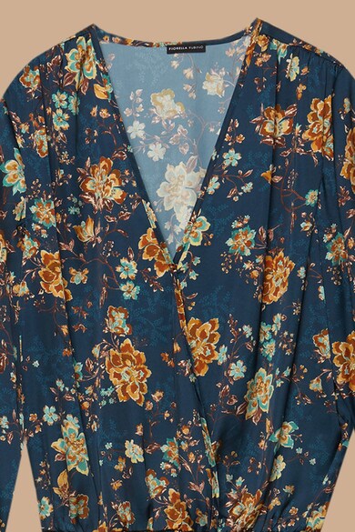 Fiorella Rubino Bluza cu imprimeu floral Crossover Femei