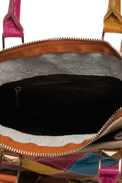 Pellearts Малка кожена чанта с дизайн на кръпки Жени