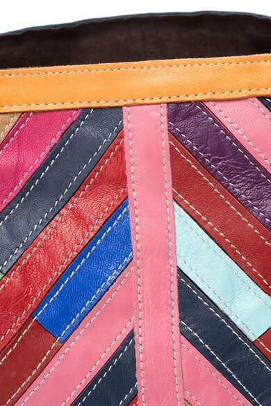 Pellearts Кожена чанта с дизайн на кръпки Жени