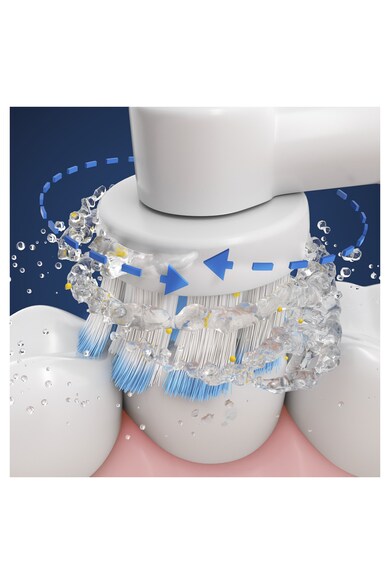 Oral-B Periuta de dinti electrica  Genius X, Inteligenta artificiala, Curatare 3D, 6 programe, 1 capat Bluetooth Femei