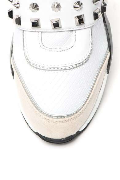 GUESS Pantofi sport slip on, cu talpa wedge, de piele ecologica Femei