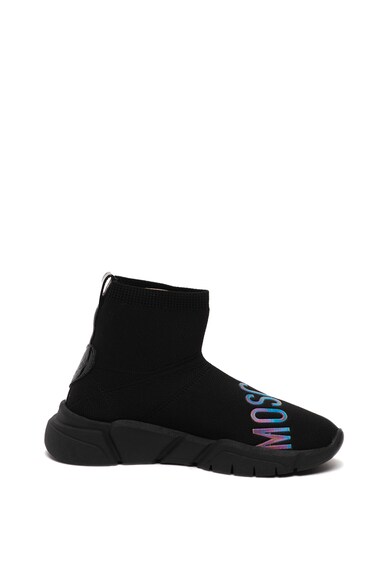 Love Moschino Pantofi sport slip-on inalti cu detaliu de piele ecologica Femei