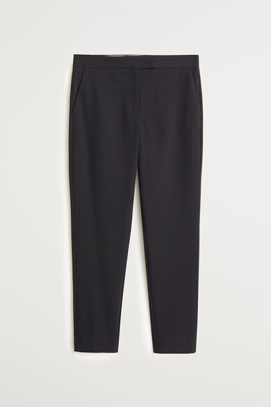 Mango Pantaloni crop eleganti cu croiala dreapta Femei