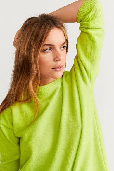 Mango Bright texturált pulóver női