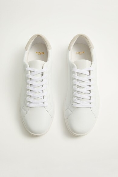 Mango Blanca bőr sneaker férfi