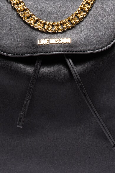 Love Moschino Műbőr hátizsák láncos részlettel női