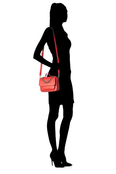 Love Moschino Műbőr keresztpántos táska fémlogós rátéttel női