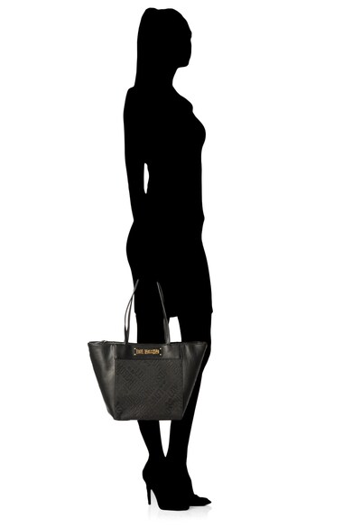 Love Moschino Shopper fazonú textil és műbőr táska női