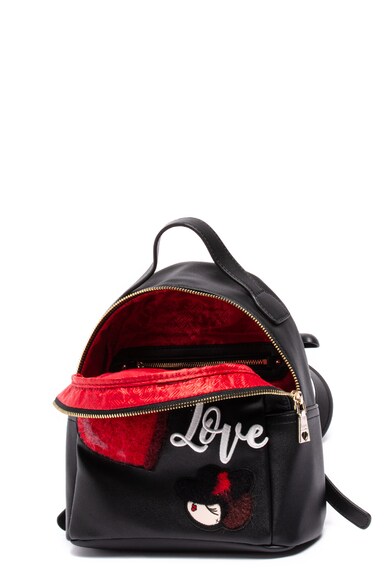 Love Moschino Rucsac mic de piele ecologica, cu diverse detalii Femei