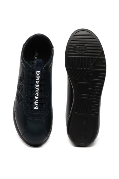 Emporio Armani Кожени спортни обувки с лого Мъже