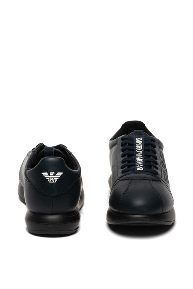 Emporio Armani Pantofi sport de piele cu logo Barbati