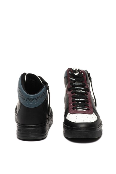 Emporio Armani Спортни обувки с кожа Мъже