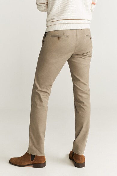 Mango Pantaloni chino slim fit Barna Barbati