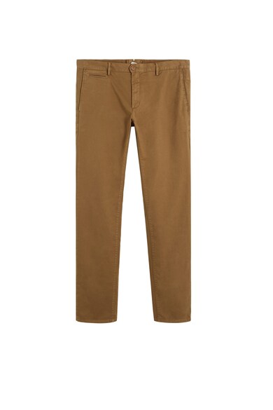 Mango Pantaloni chino slim fit Barna Barbati