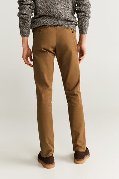 Mango Pantaloni chino slim fit Barna Barbati