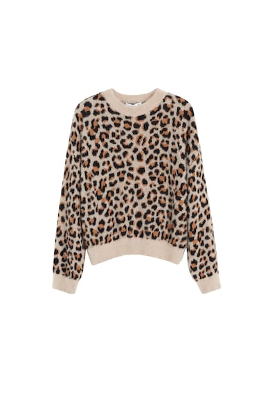 Mango Pulover cu model animal print Sabana Femei