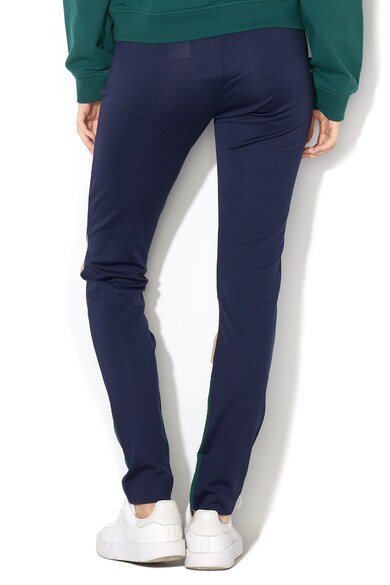 Love Moschino Pantaloni din jerseu cu model colorblock si logo Femei