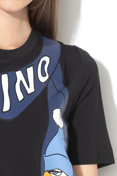 Love Moschino Tricou din amestec de modal, cu imprimeu logo Femei