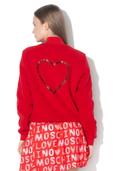 Love Moschino Яке бомбър с вълна Жени